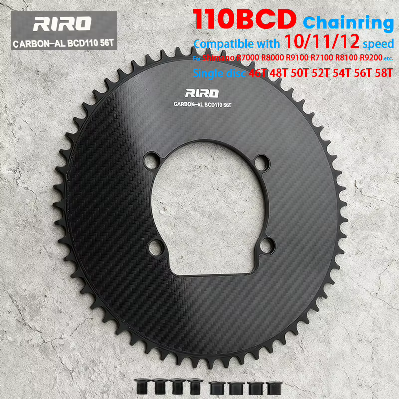 RIRO 110 BCD roue à chaîne de vélo 46T 48T 50T 52T 54T 56T 58T 9-12S plateau