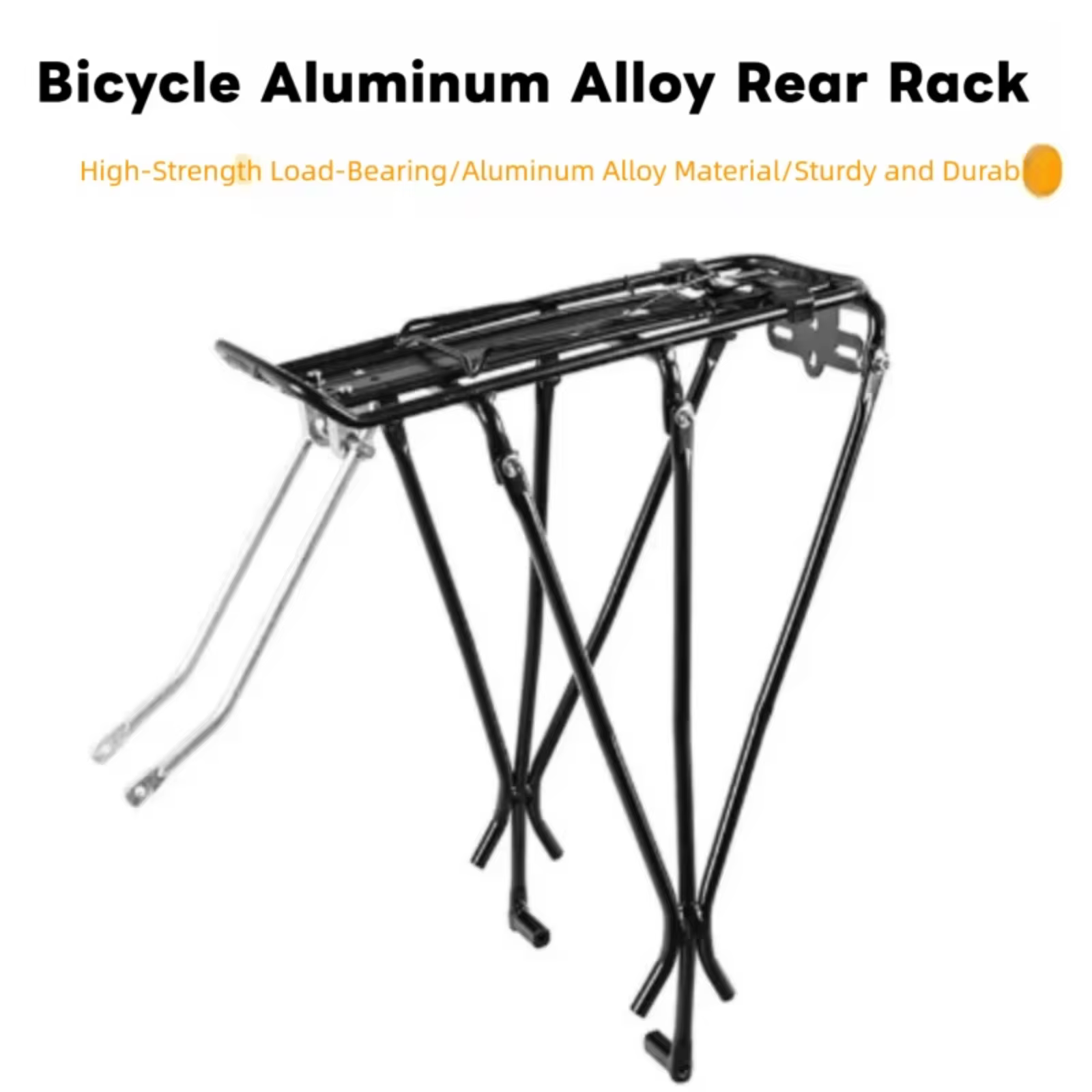 Porte-bagages arrière en alliage d'aluminium pour VTT