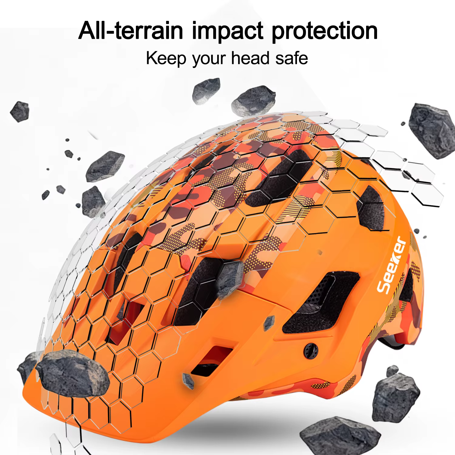 Casque de vélo de montagne Seeker Camouflage