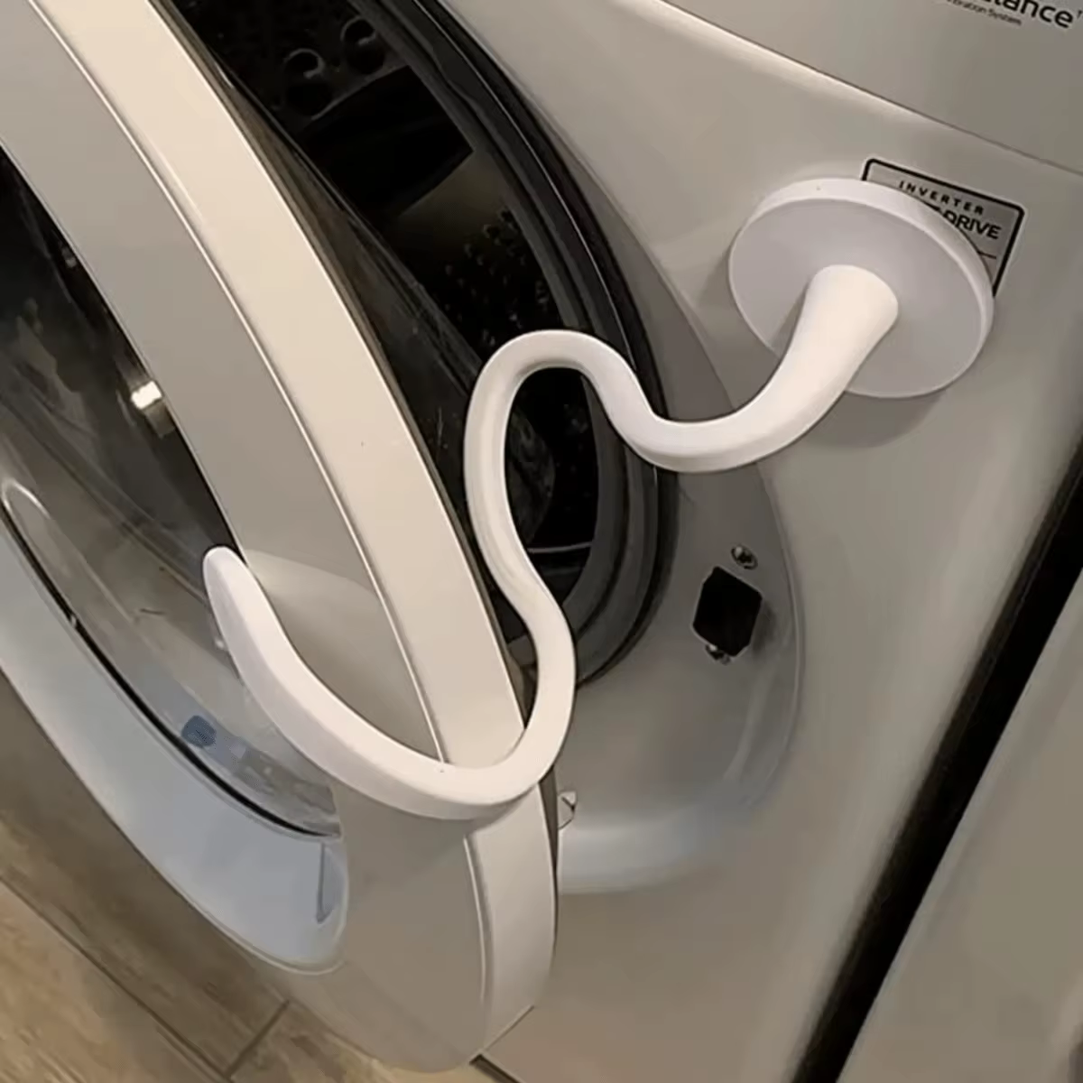 Support de porte magnétique pour lave-linge – Garde le linge frais, prévient la moisissure et les odeurs, installation facile, compatible avec la plupart des lave-linges et des lave-linges de camping-