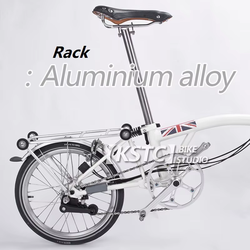 Pour Brompton supports arrière vélo pliant Easywheel
