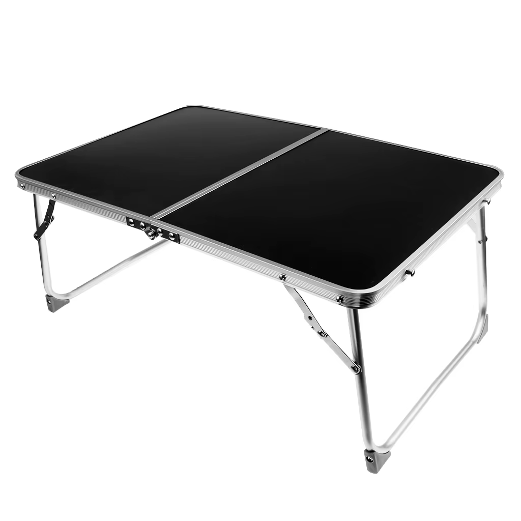 Table pliante de camping en aluminium portable, lit de service petit-déjeuner, table de pique-nique pour le camping, la randonnée, les outils d'extérieur