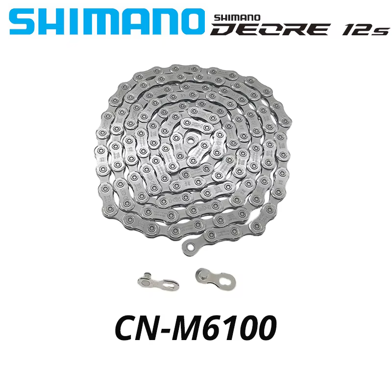 SHIMANO DEORE SLX XT XTR M6100 M7100 M8100 M9100 chaîne à 12 vitesses pour vélo de montagne 12S pièces de vtt actuelles avec lien rapide