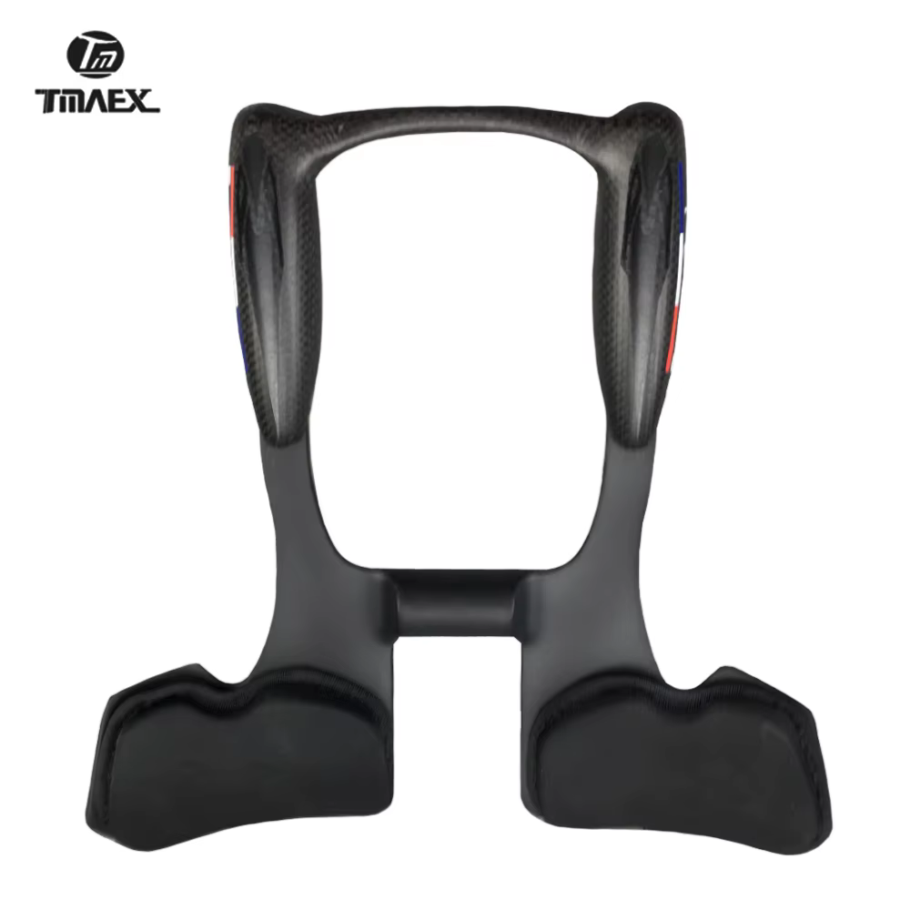 Guidon ultra léger en fibre de carbone pour vélo de route et VTT