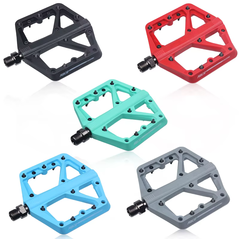 RACEWORK pédales de vélo vtt Nylom pédale ultralégère roulements d'étanchéité plat montagne