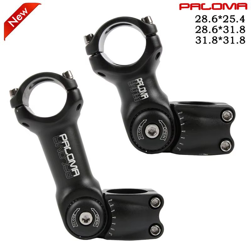 Potence réglable pour vélo de route et VTT, 90/110/130/25.4mm x 31.8/90/120mm