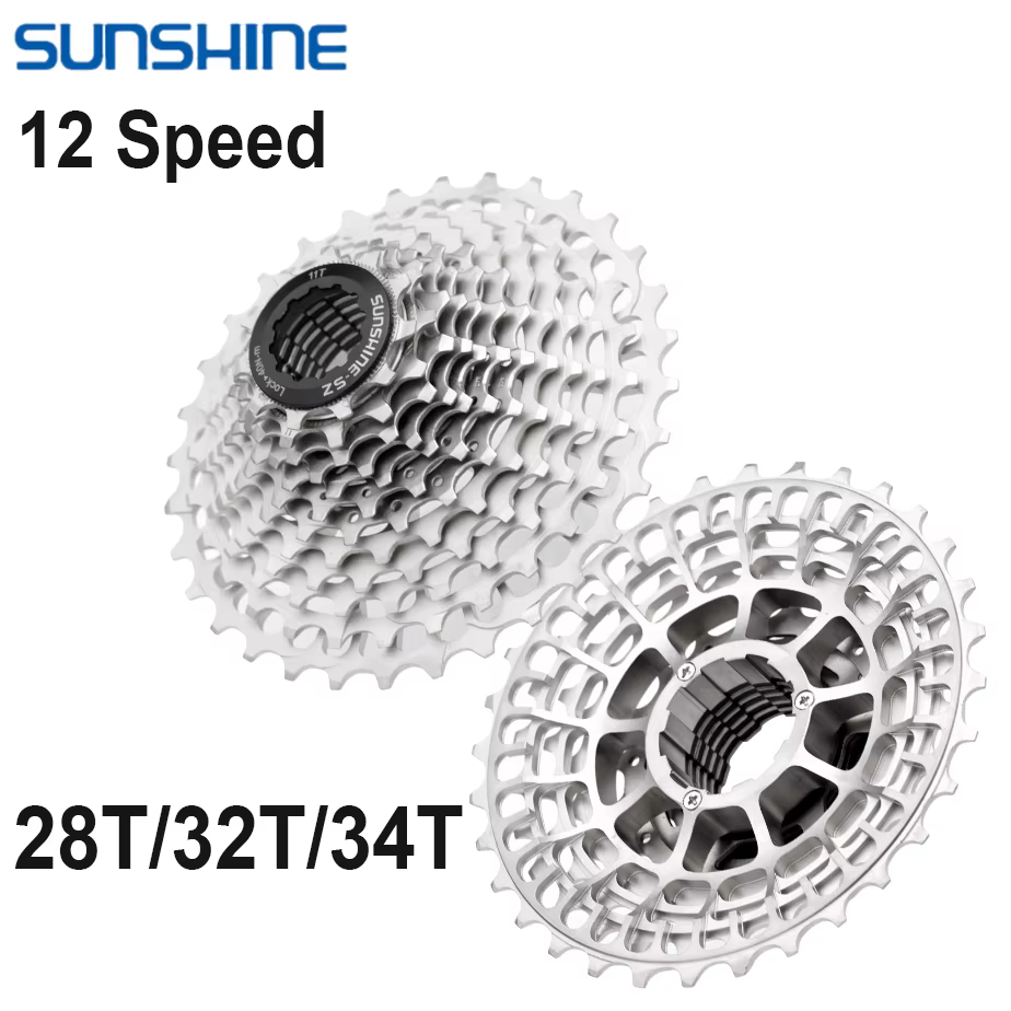 SUNSHINE – Cassette ultralégère à 12 vitesses pour vélo de route