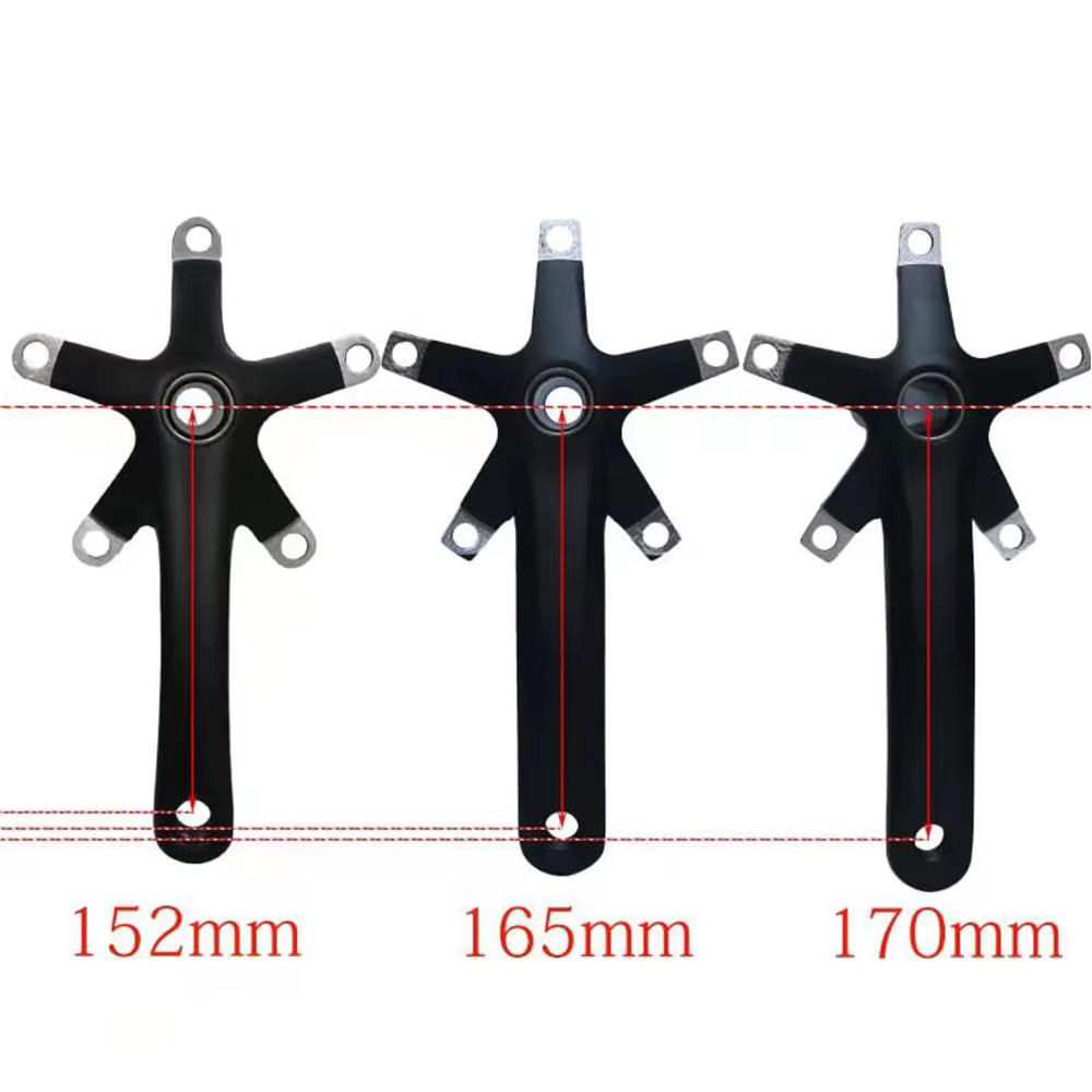 130BCD pédalier de vélo 130 BCD 152 165 170 longueur ensemble de manivelles