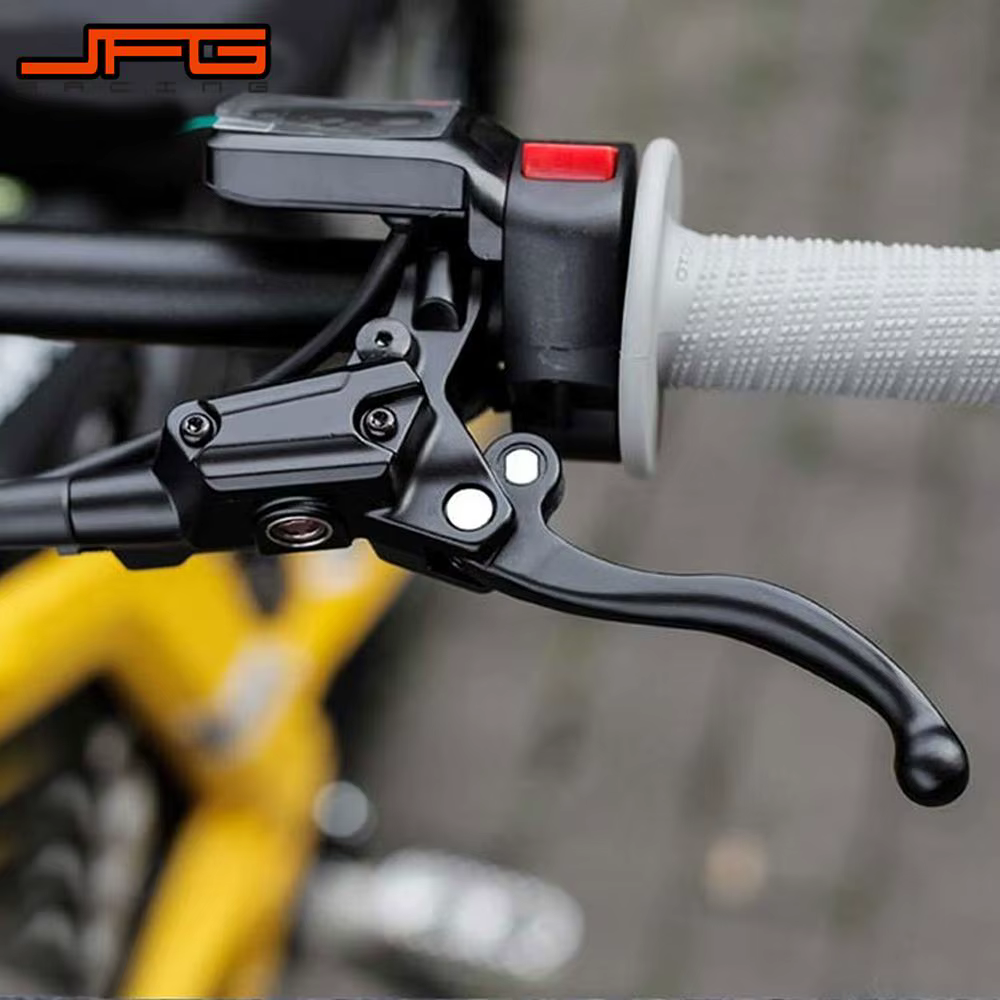 Leviers de frein gauche et droit en aluminium pour moto