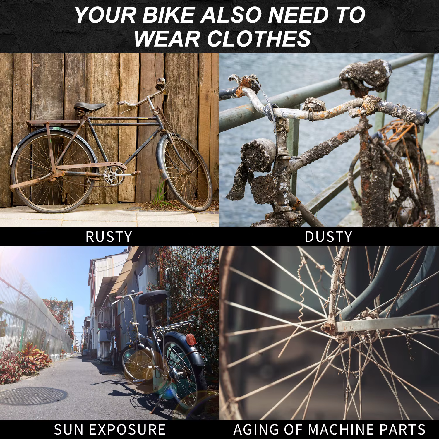 WEST BIKING – couvercle de protection pour vélo de route et vtt