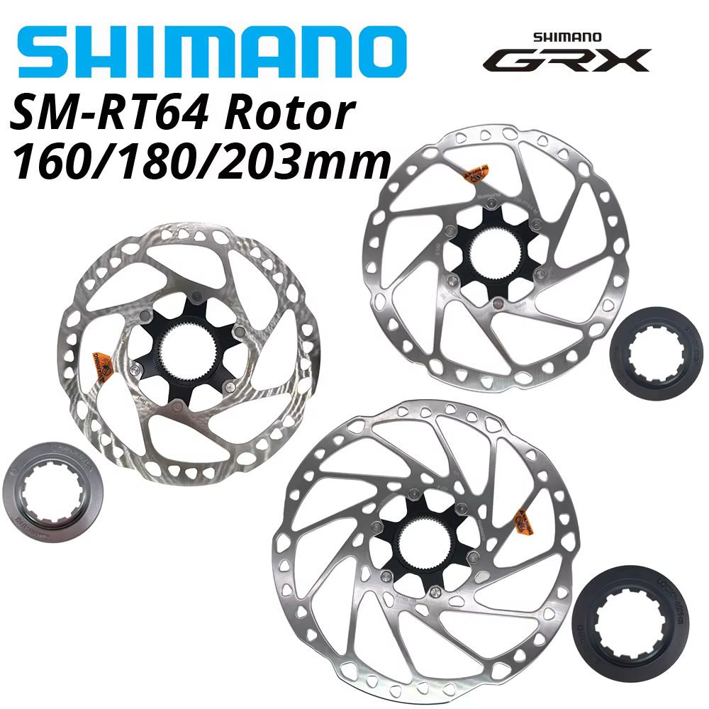 Shimano GRX SM-RT64 RT54 RT30 RT70 technologie de Rotor de frein à disque de verrouillage central vtt vélo de montagne RT 64 160MM 180MM 203MM