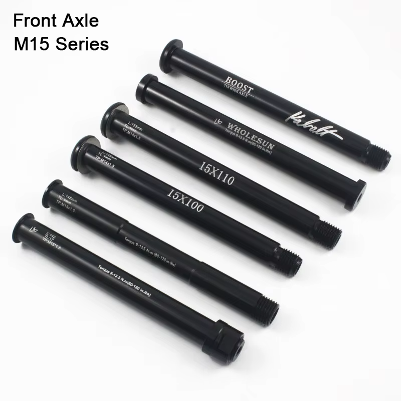 Axe traversant de vélo vtt