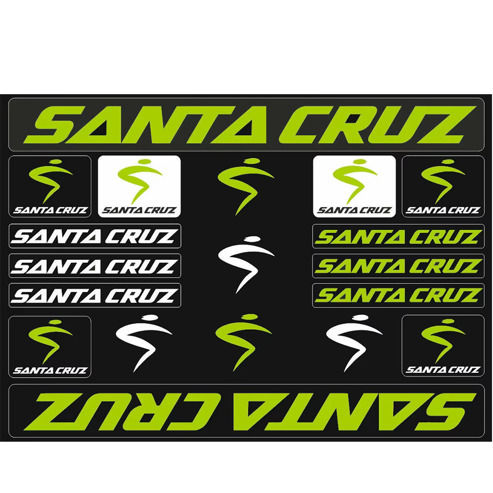 Autocollants pour cadre de vélo Santa Cruz