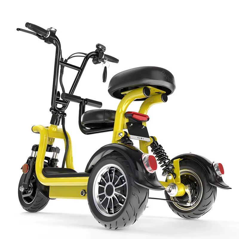 Trottinette électrique à trois roues pour adultes