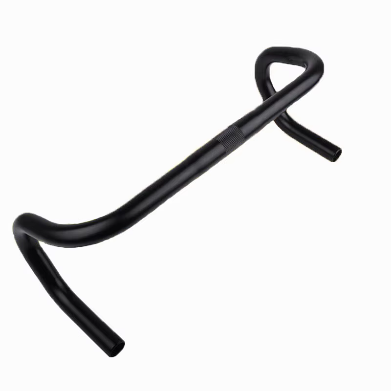 Guidon incurvé pour vélo de route en alliage d'aluminium 25.4x420mm