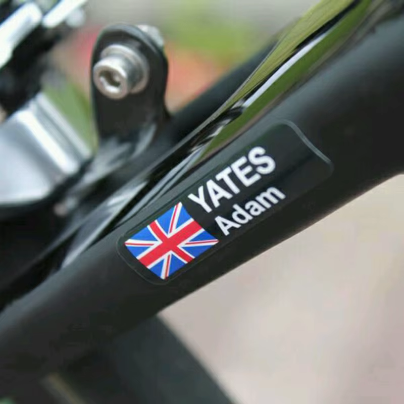 Autocollants personnalisés pour cadre de vélo de route