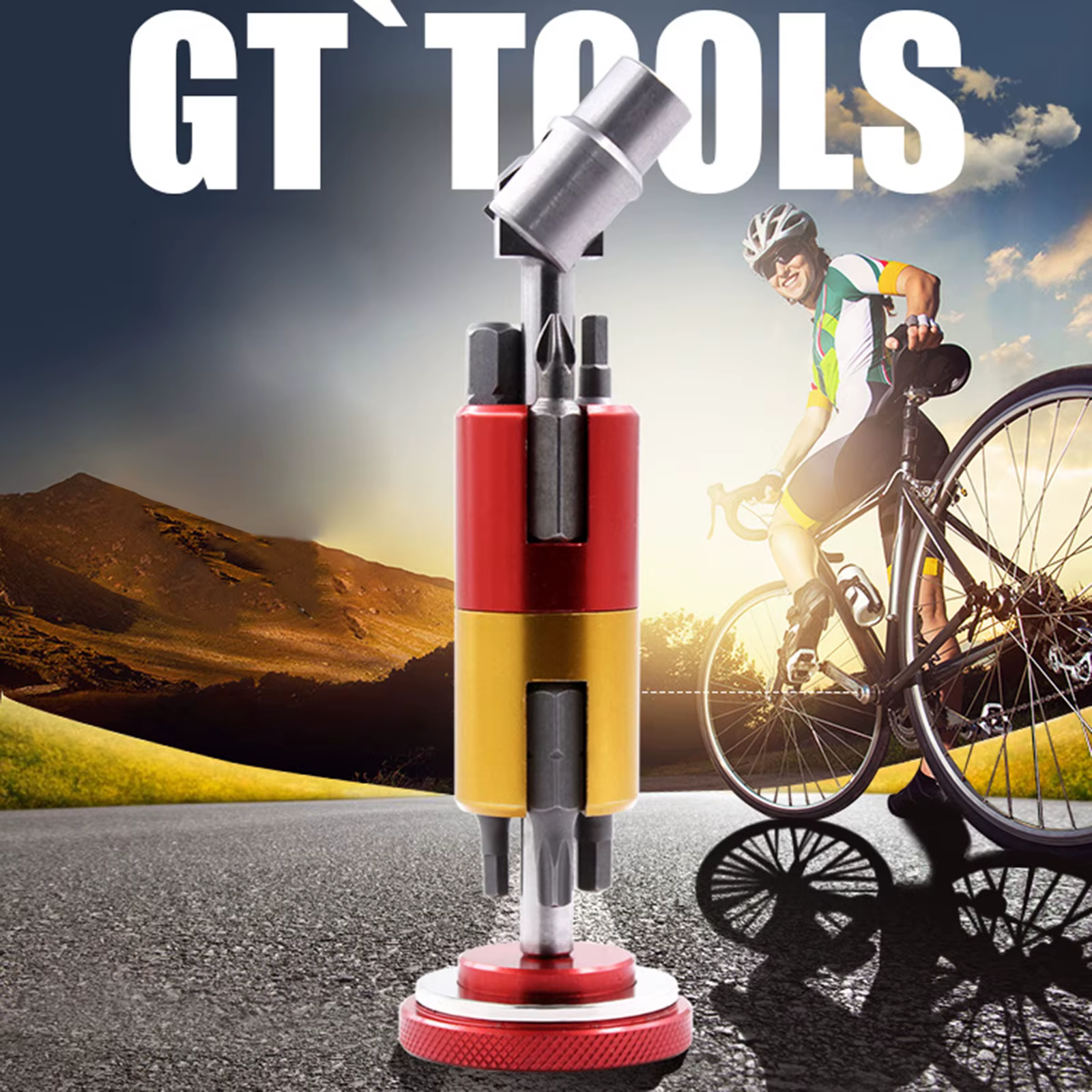Ensemble d'outils de réparation multiples pour vélo de route et de montagne