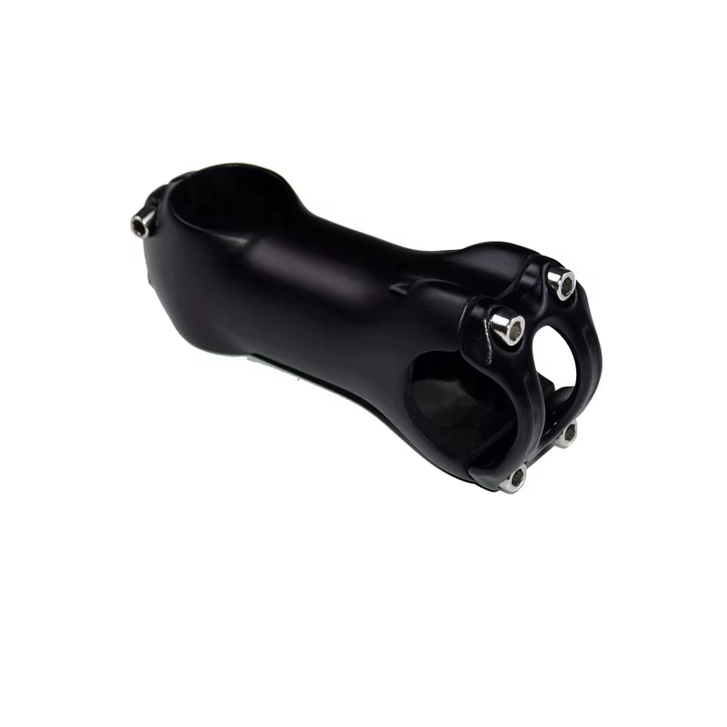 Potence de vélo de route entièrement en fibre de carbone avec logo noir mat UD