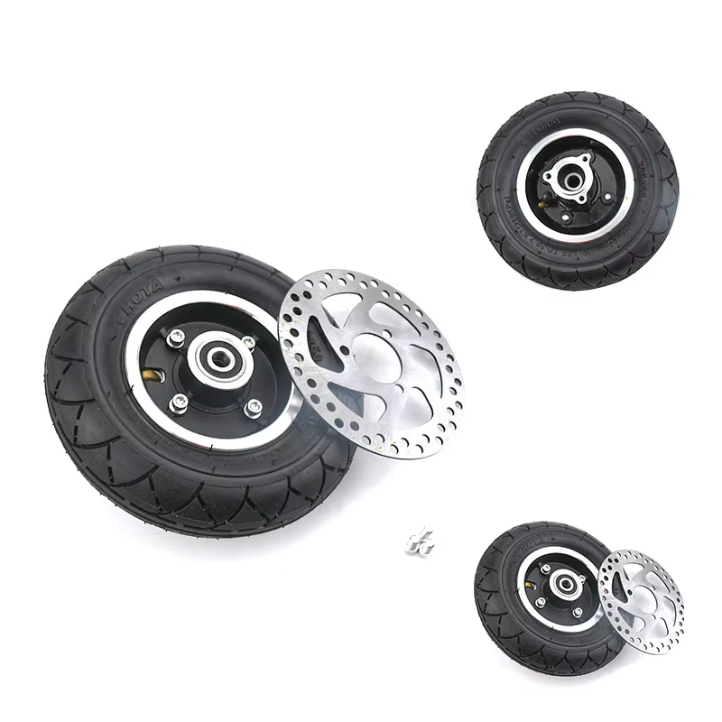 Roue gonflable de 8 pouces 200x50 avec disque de frein pour trottinette électrique Speedway Mini 4 Pro