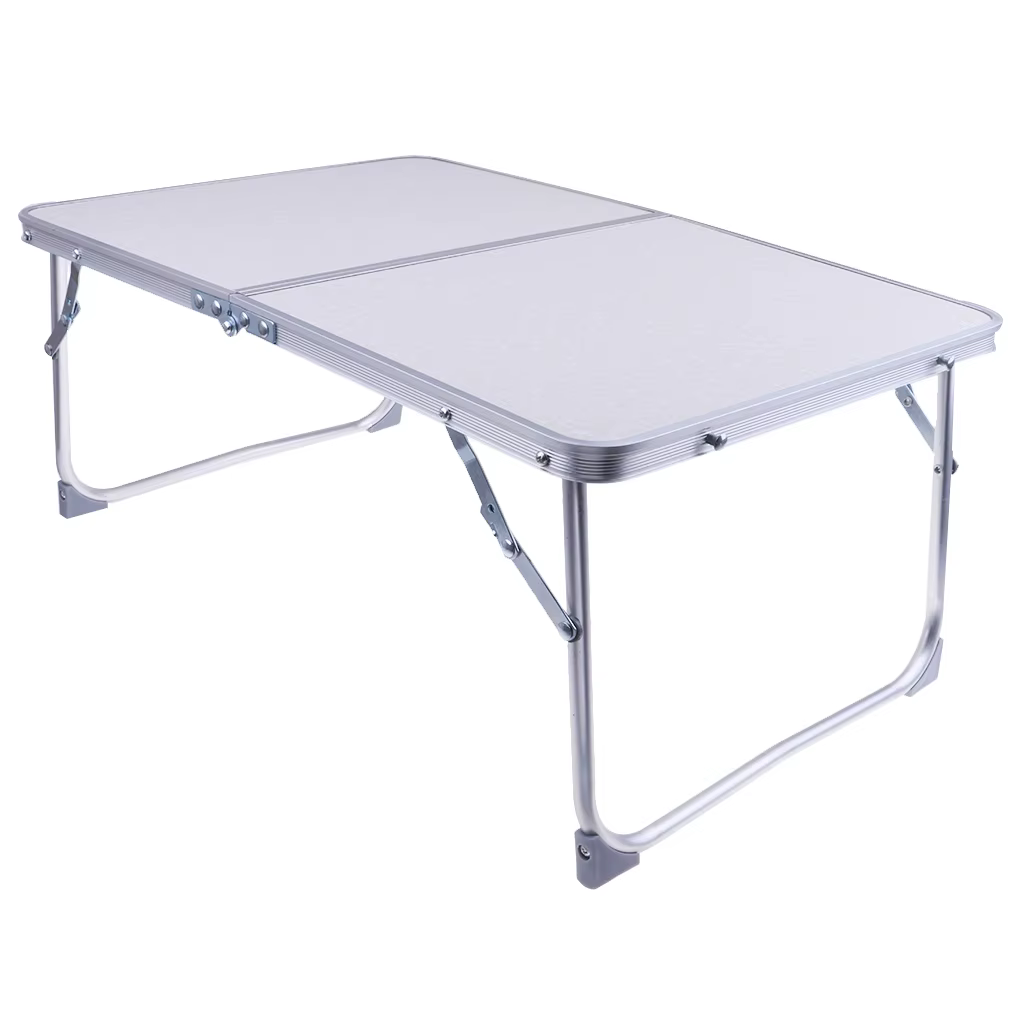 Table pliante de camping en aluminium portable, lit de service petit-déjeuner, table de pique-nique pour le camping, la randonnée, les outils d'extérieur