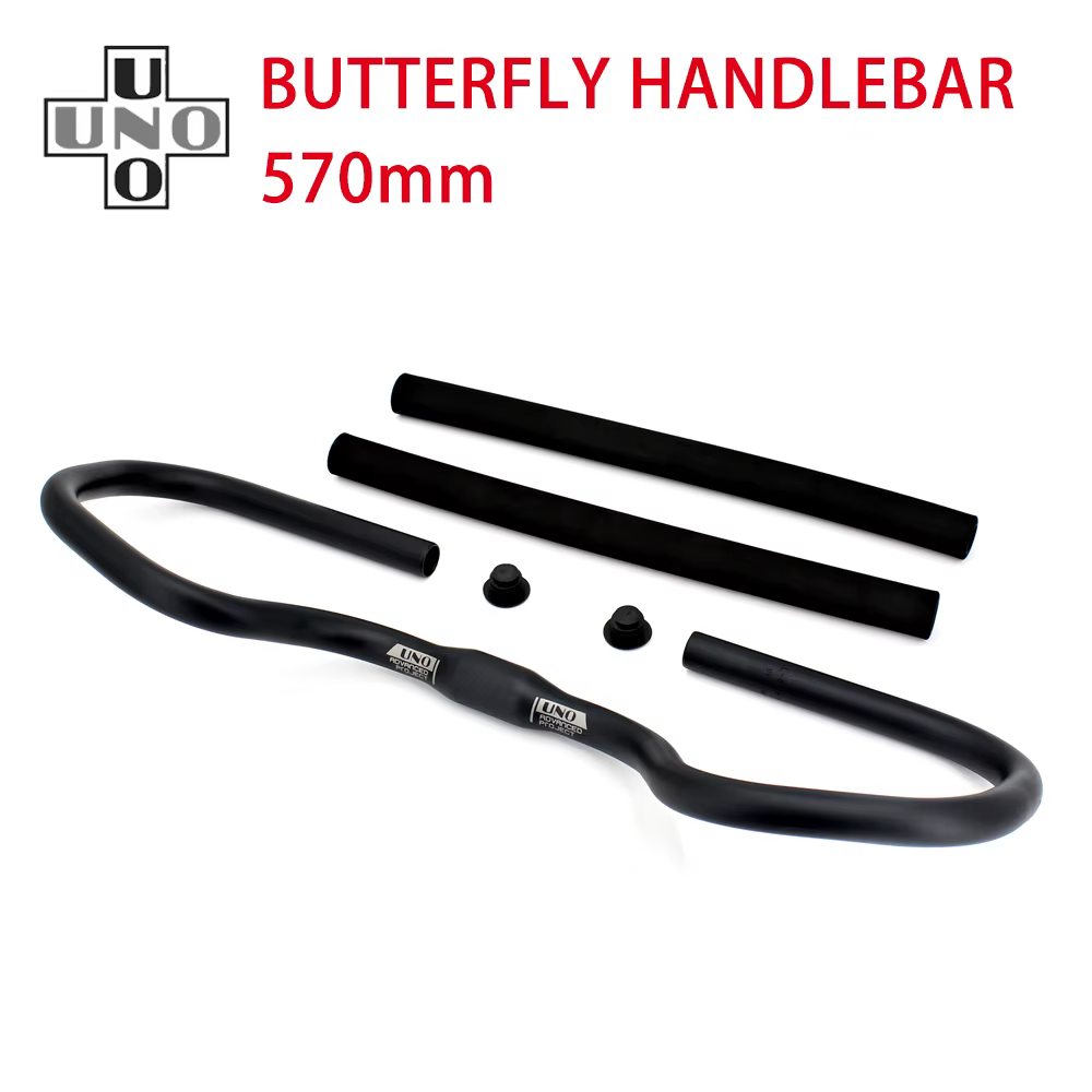 UNO – guidon de vélo avec couvercle pour vtt, 31.8x570mm