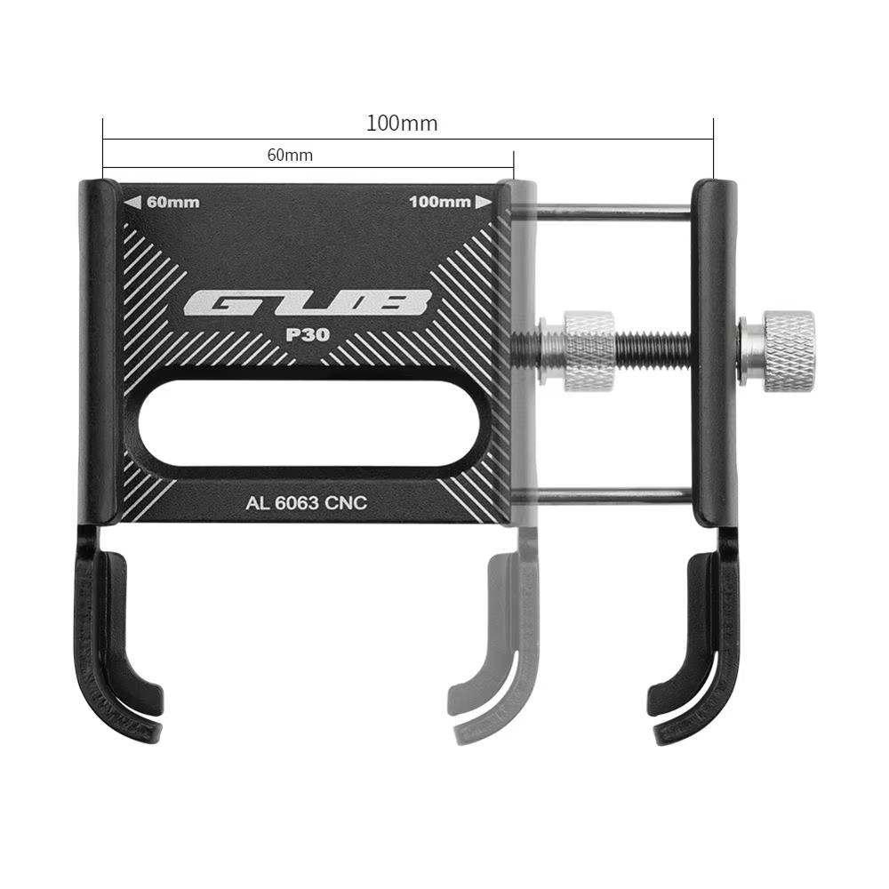 GUB – Support de téléphone de vélo en aluminium, réglable, pour GPS