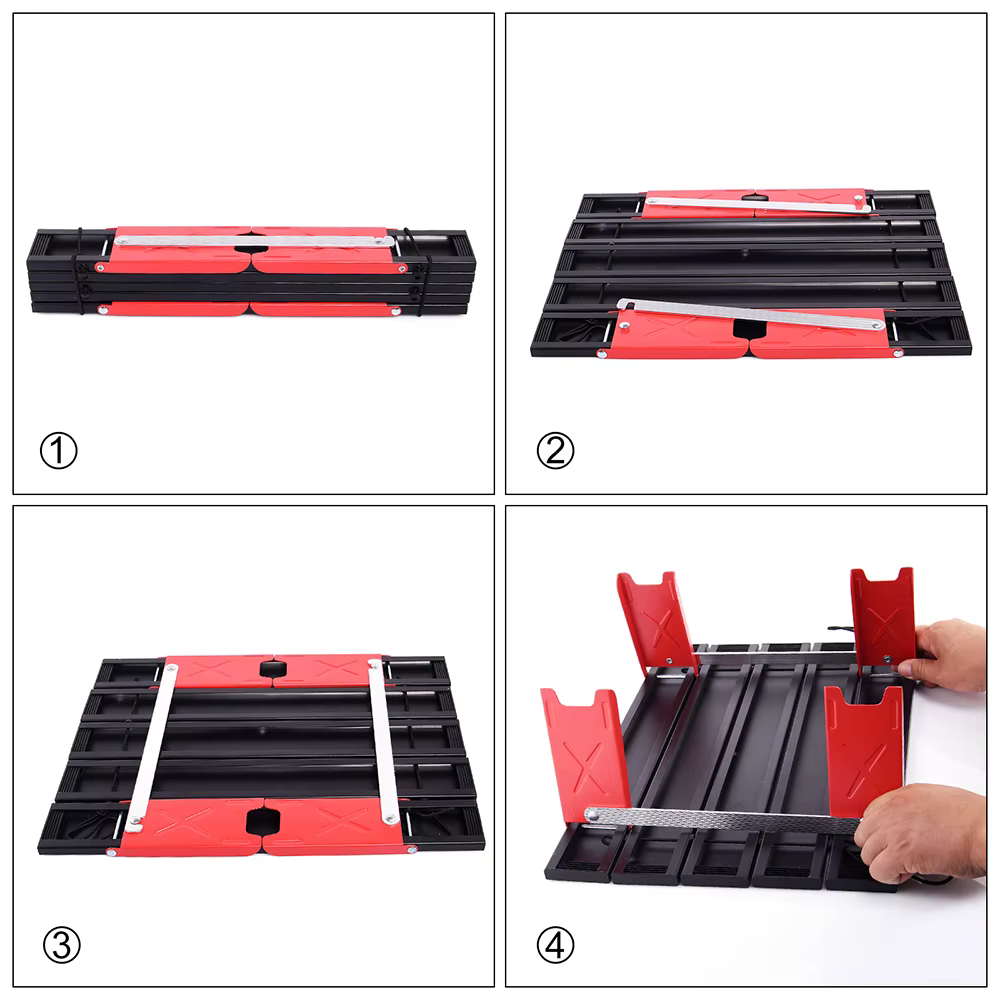 Widesea – Mini table pliante portable pour camping, pique-nique en plein air, barbecue, vaisselle, bureau d'ordinateur pliable ultra léger