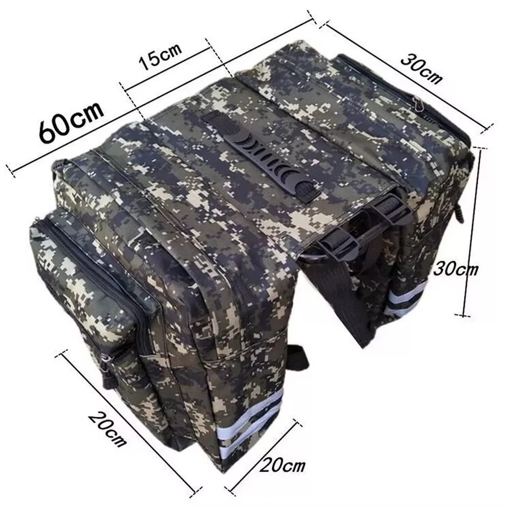 Sacs de coffre camouflage 2 en 1 pour vélo de route de montagne