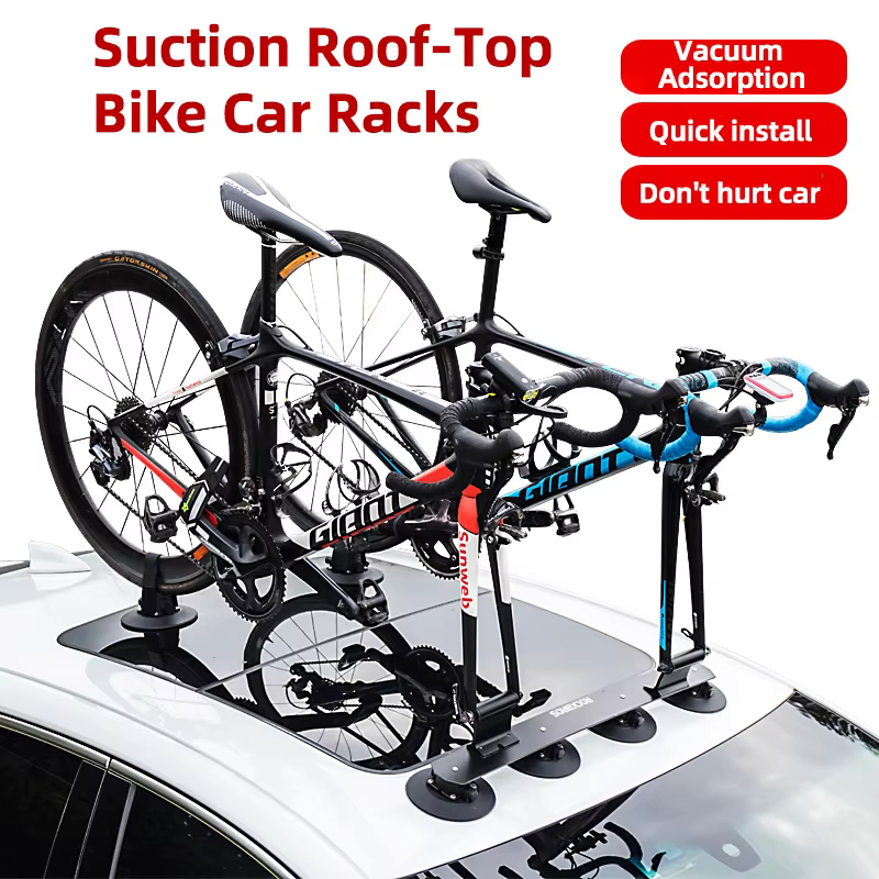 ROCKBROS support de vélo pour adaptateur de voiture 9*100MM 12*100MM 12*110MM 15*100MM 15*110MM toit d'aspiration