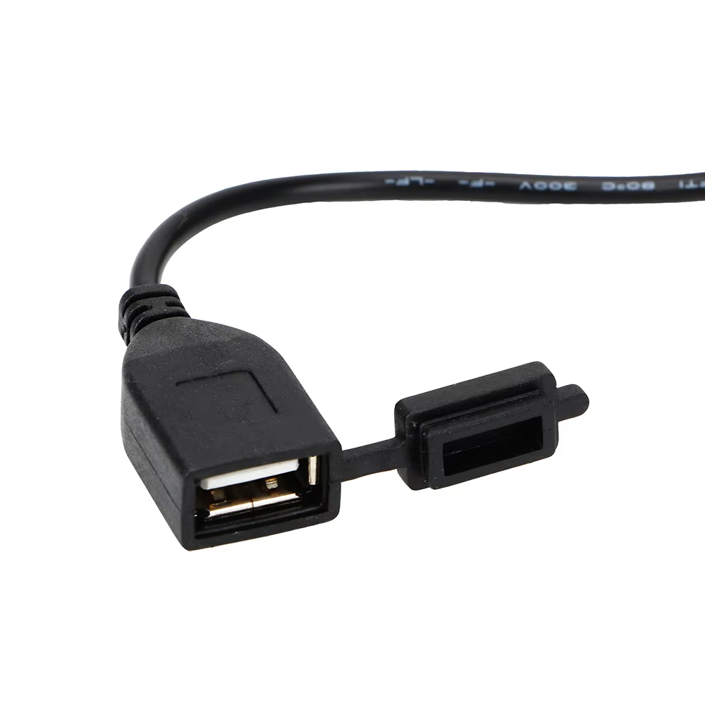 Prise USB pour moto, prise d'alimentation pour téléphone GPS
