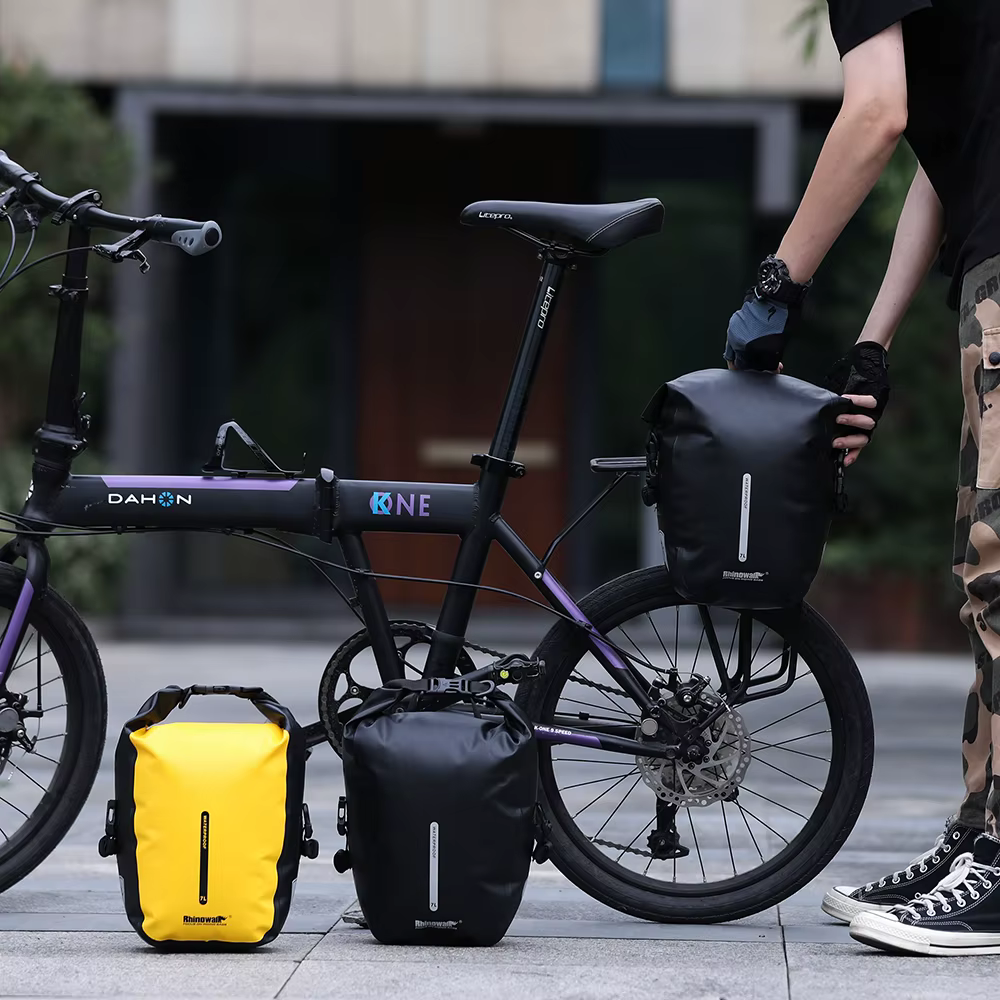 Rhinowalk sac de vélo 7L étendre 10L sac de sacoche de vélo étanche support arrière sac de coffre vtt vélo de route cyclisme sac à bandoulière accessoires