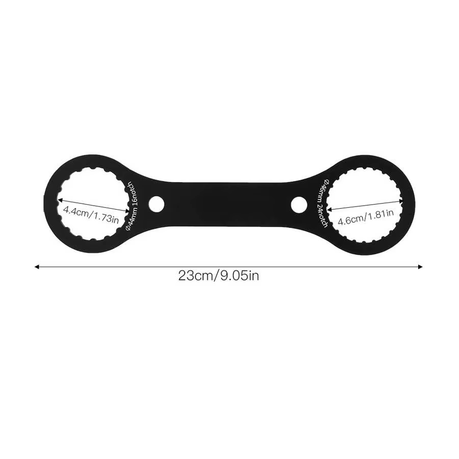 Outil d'installation de pédalier de vélo, clé de réparation de bicyclette, BB44 BB46, outil de démontage de pédalier creux
