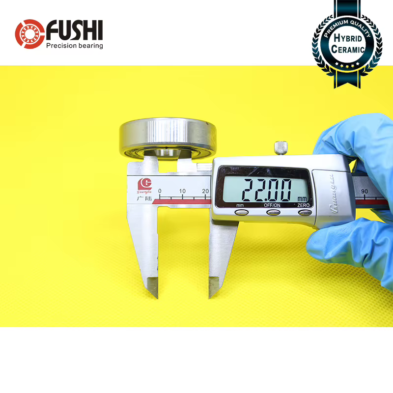 60/22 roulement en céramique hybride 22*44*12mm (1 pièce) roue avant arrière de vélo de course 60 22 2RS LUU hybrides Si3N4 roulements à billes 60/22RS