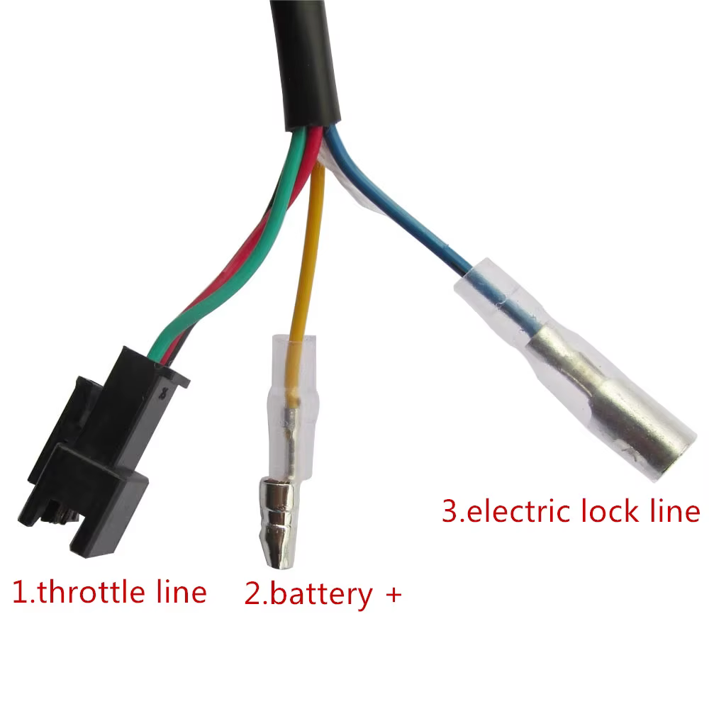 Accélérateur de vélo électrique 12V/24V/36V/48V/60V/72V/84V/96V