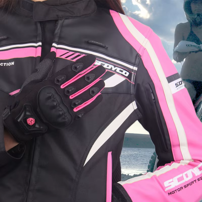 Gants de Moto femmes femme été tactile vélo électrique Guantes