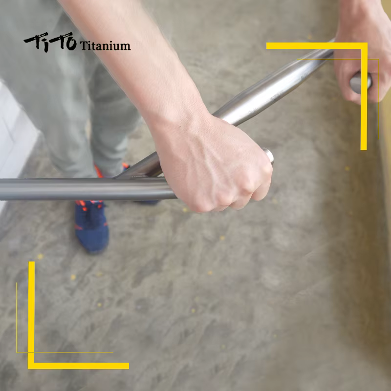 TiTo-Guidon de vélo en titane pour VTT ou vélo de route