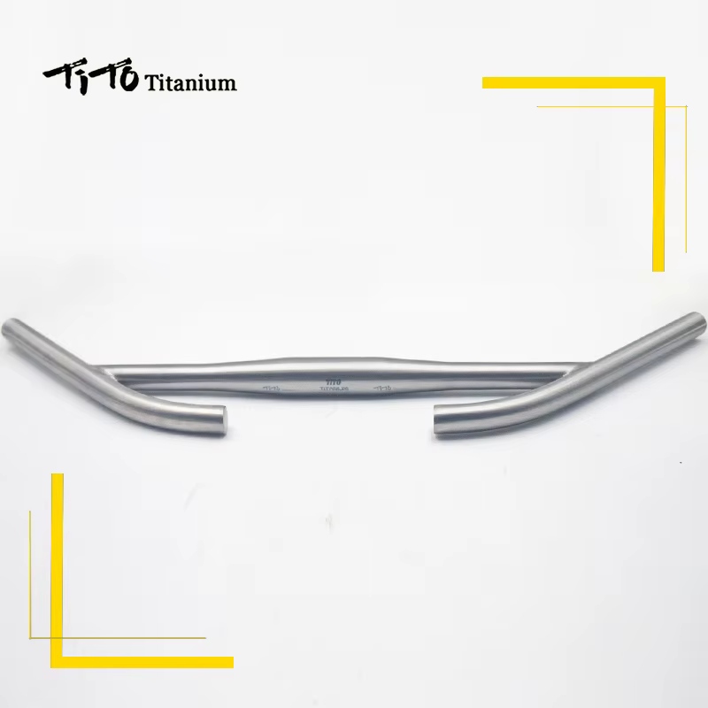 TiTo-Guidon de vélo en titane pour VTT ou vélo de route