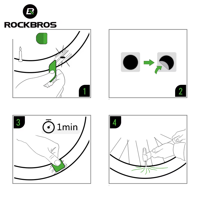 ROCKBROS – Kits de réparation de pneu intérieur de vélo