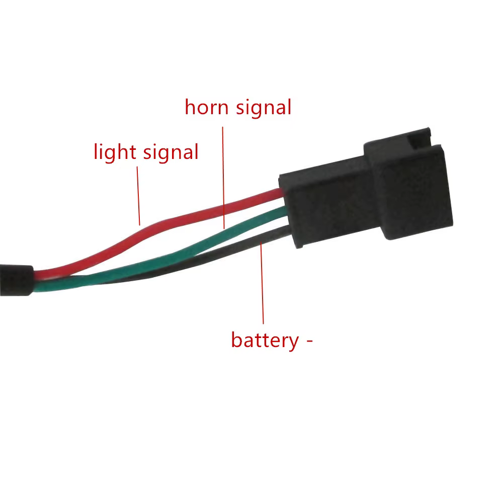 Vélo électrique/vélo Scooter lumière clignotant klaxon bouton marche/arrêt interrupteur