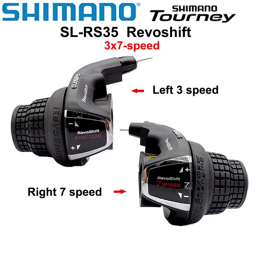 Shimano Tourney SL RS35 Revoshift poignée vélo torsion manette de vitesse levier 3*6s 3*7s 18S 21s peigne