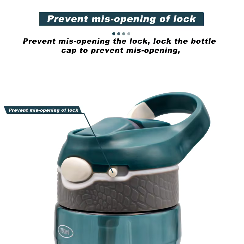 Bouteille d'eau de vélo en matériau Tritan portable