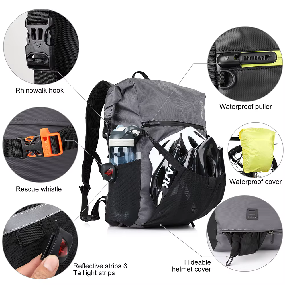 Sacoche latérale pour vélo Rhinowalk 24L