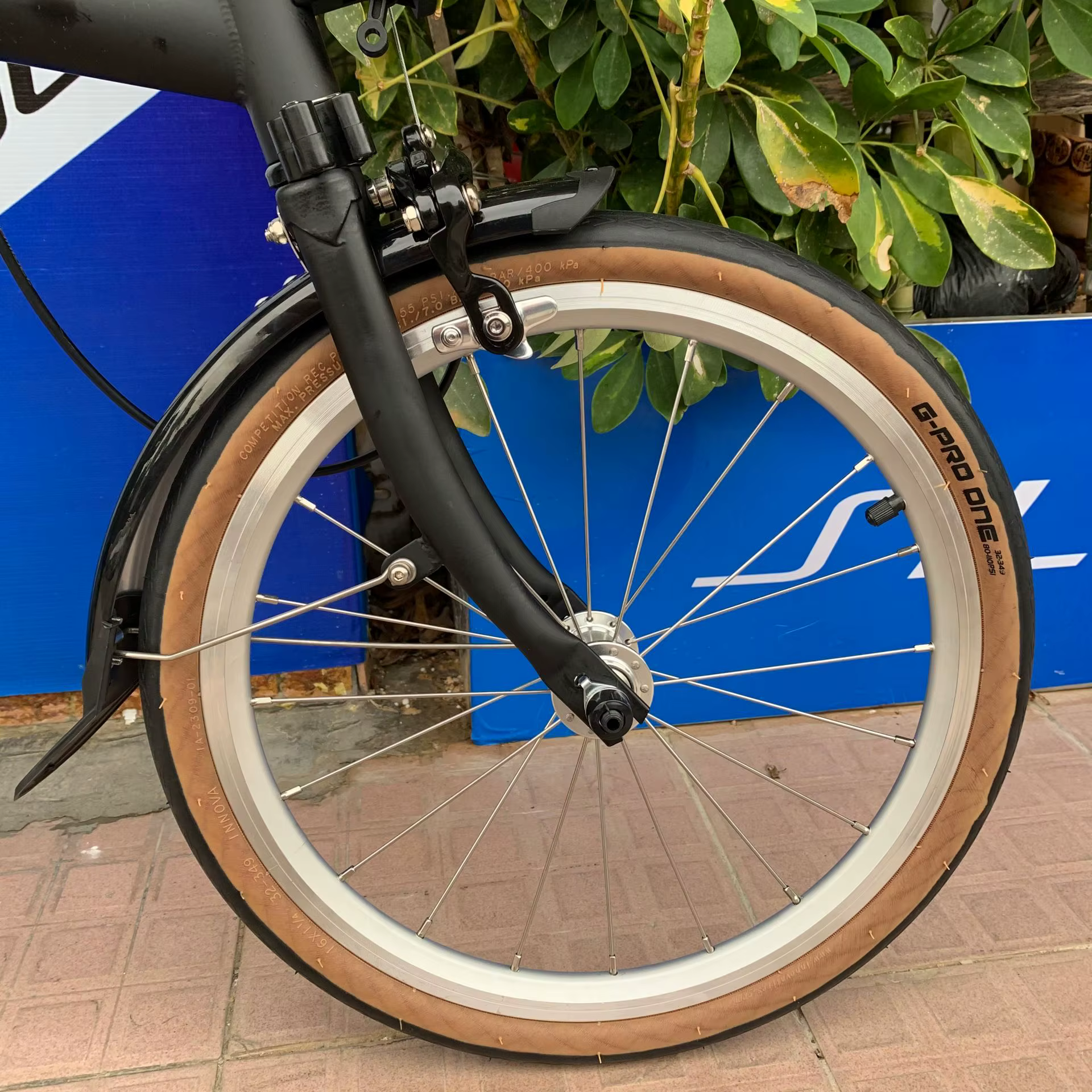Pneu de vélo INNOVA KEN DA 16' 16 X 1 1/4 32 35 37 349 Contact Urban Tan Wall pour Brompton 3Sixty Pikes Gust Folding BIkes