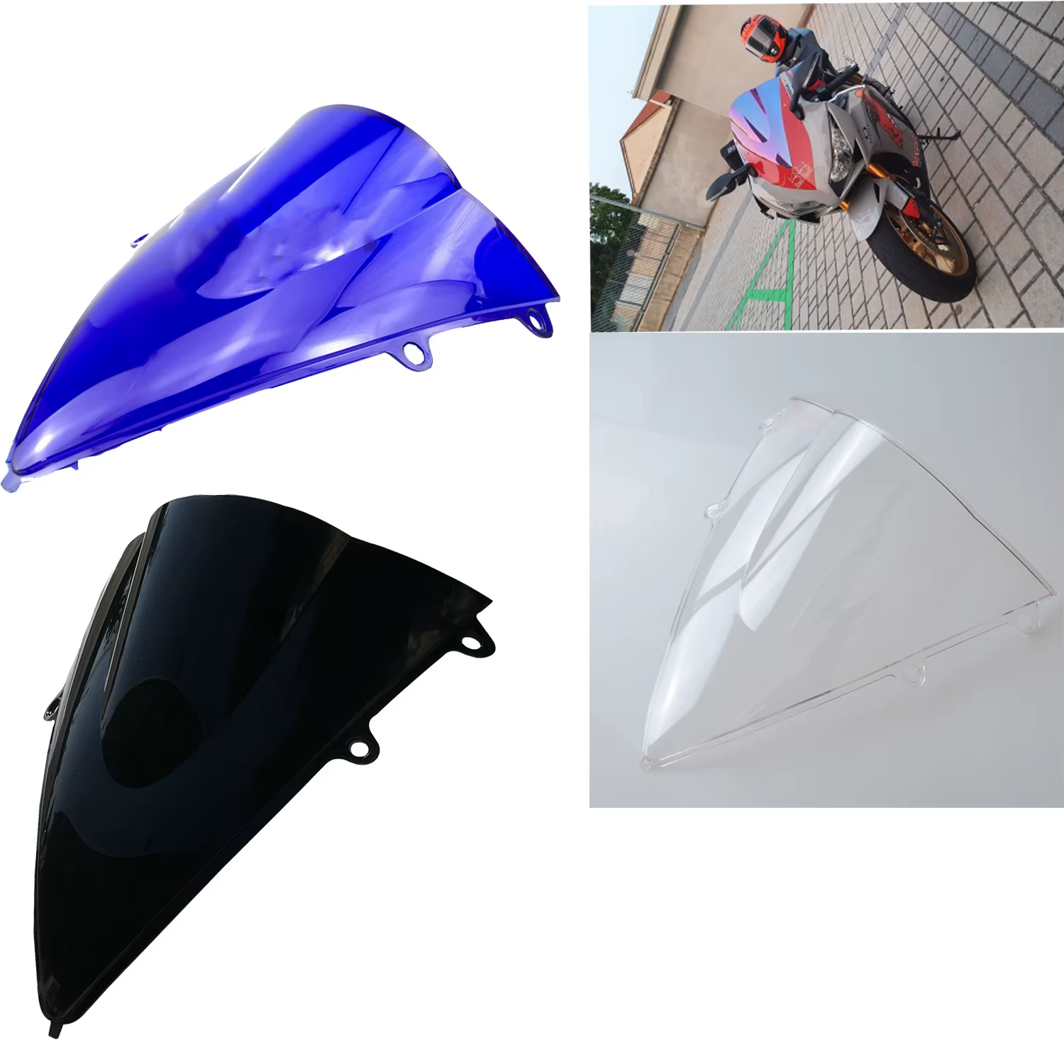 Protecteur de pare-brise ABS pour moto et Scooter