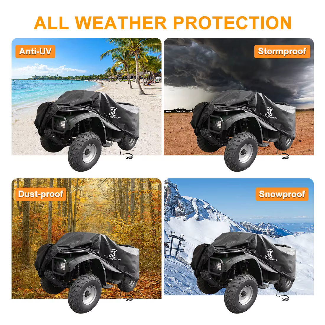 X Autohaux – housse de protection universelle pour vtt