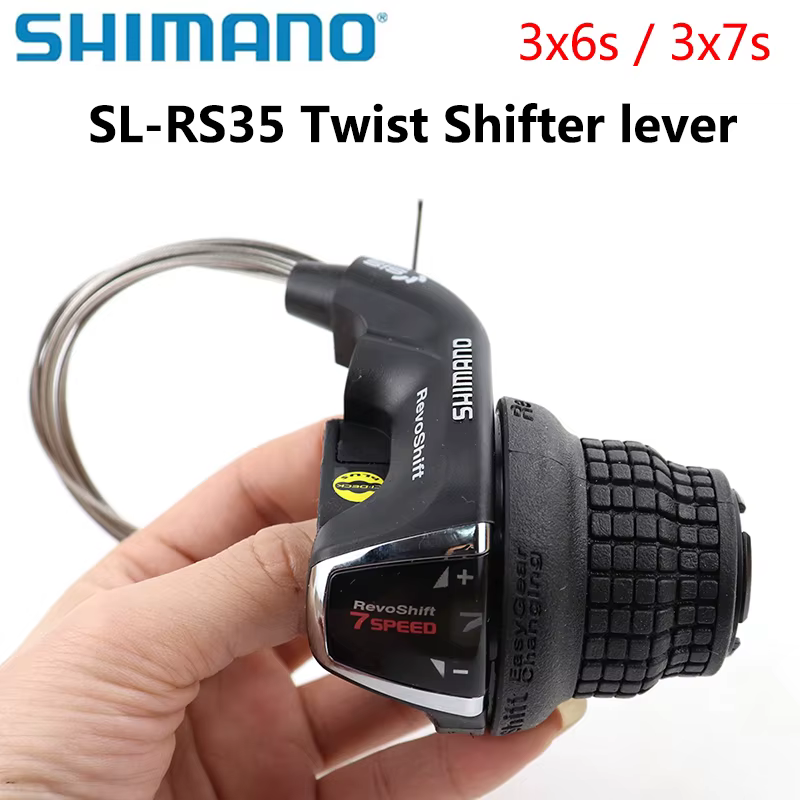 Shimano Revoshift SL-RS35 3X6s 3X7s poignée torsion manette de vitesse 18S 21s vtt vélo levier de changement