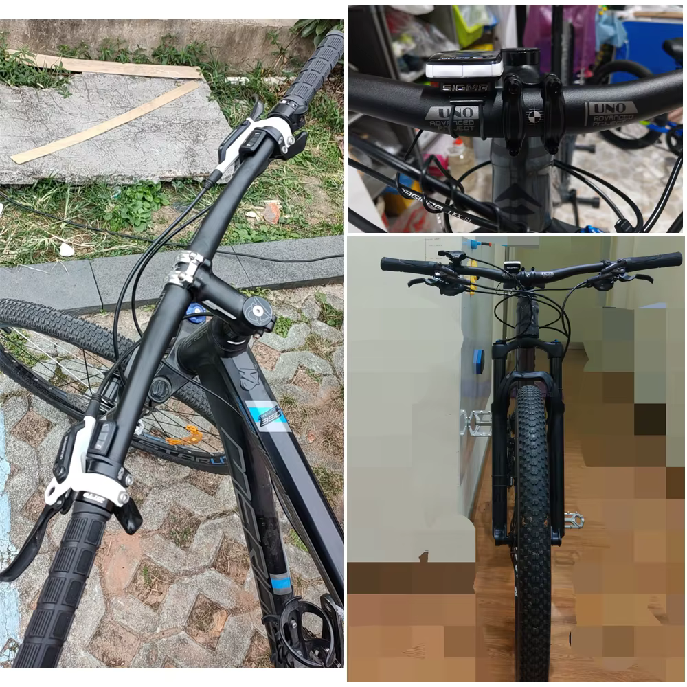 UNO – Guidon de VTT à cintre plat ou recourbé