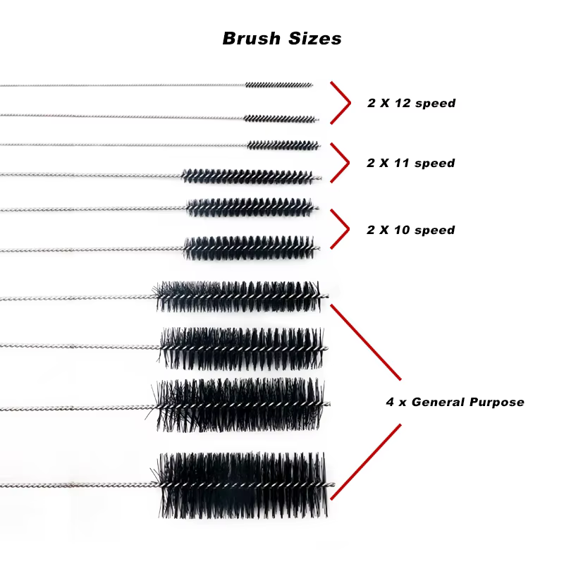 Brosses de nettoyage de chaîne de vélo