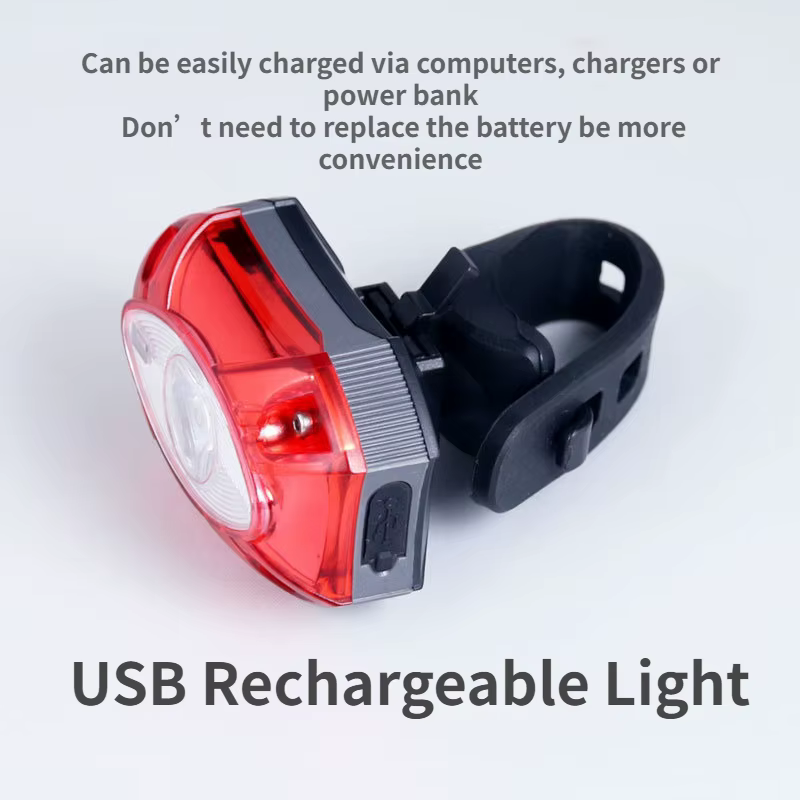 Ensemble d'éclairage avant et arrière de vélo aste à LED