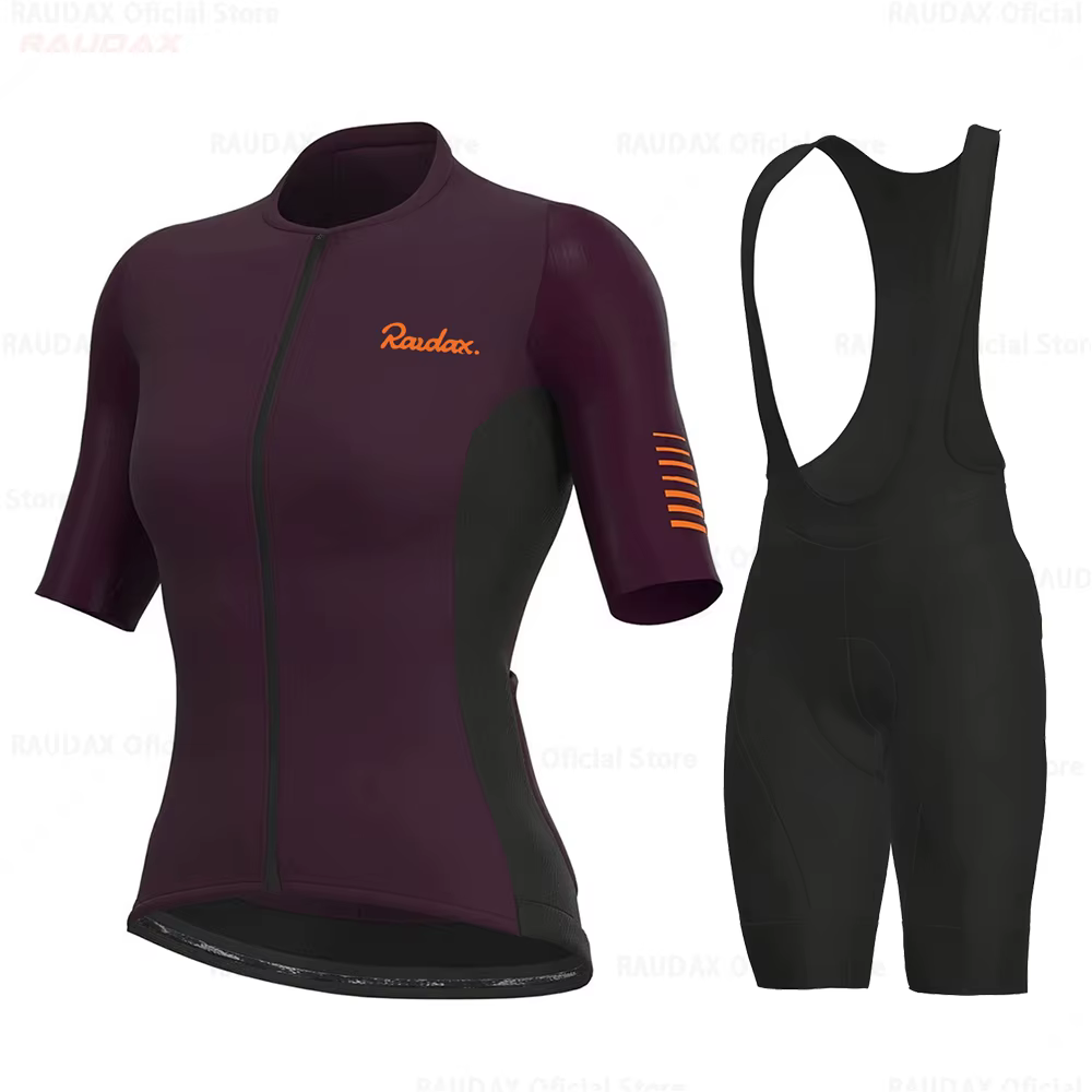 2025 Raudax femmes vêtements de cyclisme Ropa Ciclismo Mujer manches courtes Maillot